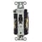 Hubbell Wiring Device-Kellems Straight Blade Receptacle, 5-20R, 20 A, 125V AC, 2 Pole, 3 Wire, Grounded DR20C2GRY - alternate 3